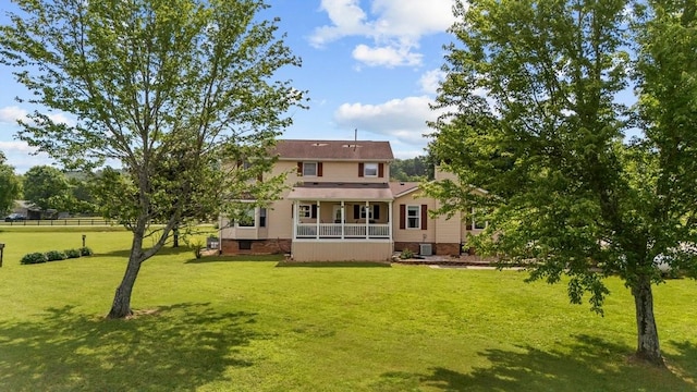 346 Spring Creek Ln, Lebanon, TN 37090 - rear view of house featuring a lawn