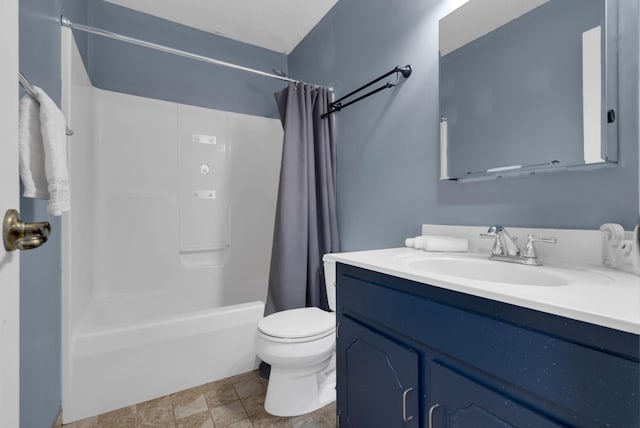 1921 Timberline Cir, Oak Grove, KY 42262 - full bathroom with vanity, shower / bath combo, and toilet