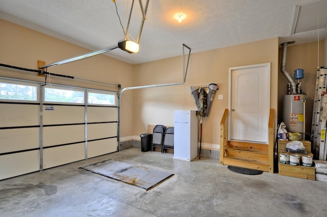 3173 Porter Hills Dr, Clarksville, TN 37043 - garage featuring gas water heater and baseboards