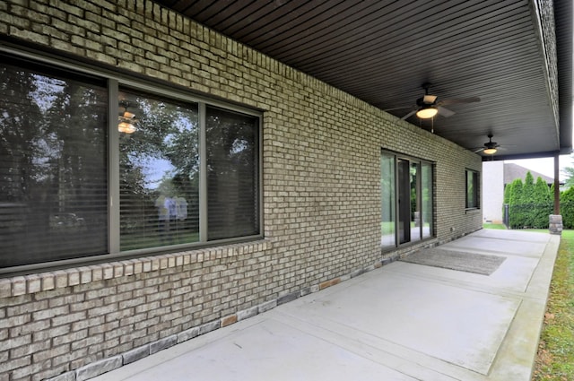 3173 Porter Hills Dr, Clarksville, TN 37043 - view of patio with a ceiling fan