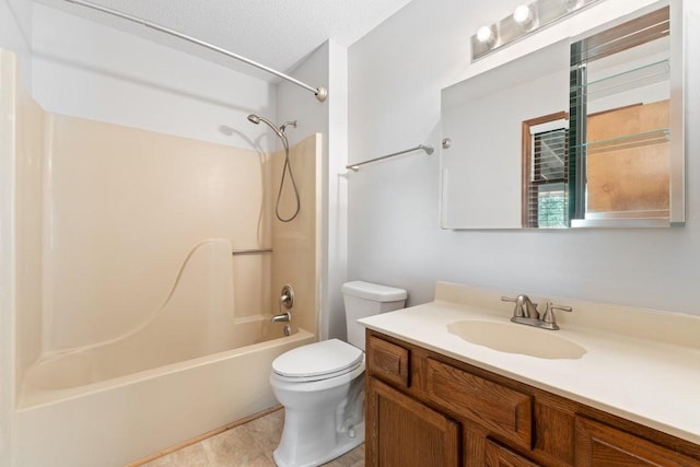 366 Huffman Park Rd, Lynchburg, TN 37352 - bathroom with vanity, tub / shower combination, and toilet