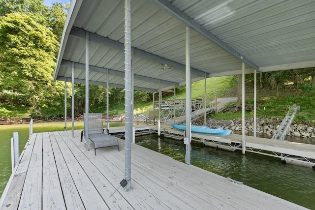 366 Huffman Park Rd, Lynchburg, TN 37352 - dock with a water view and boat lift