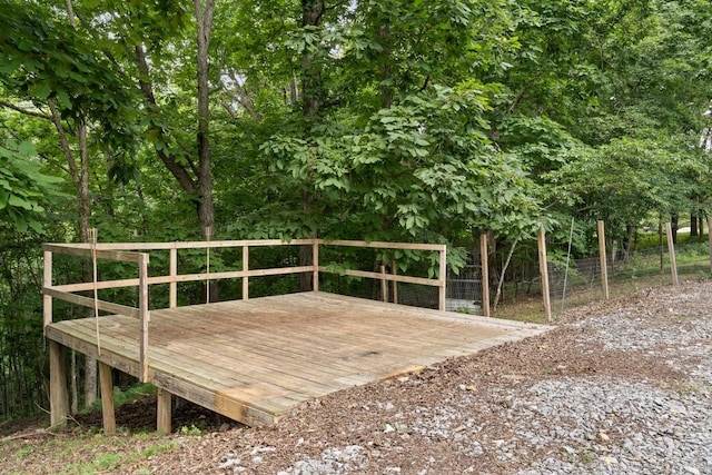 366 Huffman Park Rd, Lynchburg, TN 37352 - view of wooden deck
