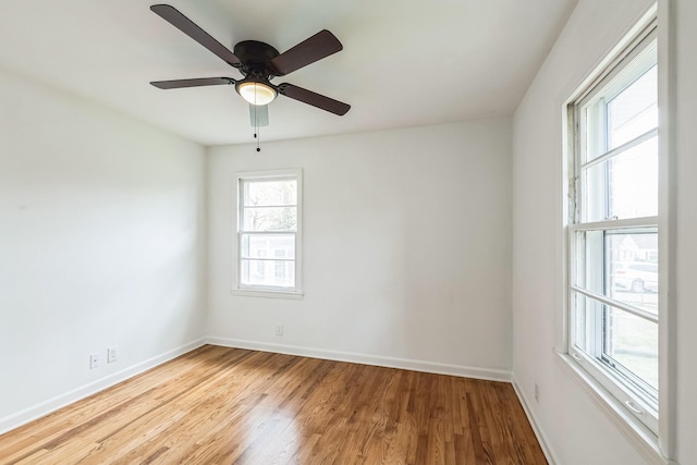 3622 Sabre Dr, Nashville, TN 37211 - unfurnished room featuring wood finished floors, baseboards, and a ceiling fan