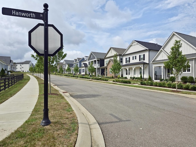 7111 Frances St, Fairview, TN 37062 - view of asphalt street featuring sidewalks, a residential view, and curbs