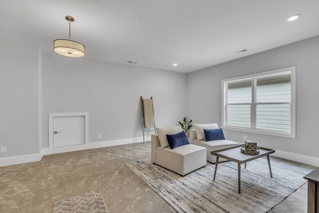 7111 Frances St, Fairview, TN 37062 - carpeted living room featuring baseboards and recessed lighting