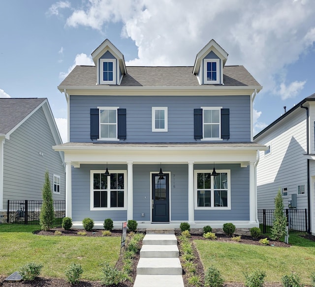 7115 Frances St, Fairview, TN 37062 - view of front facade with a porch and roof with shingles