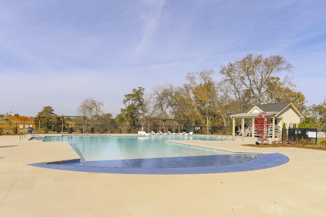 6575 Windmill Dr, College Grove, TN 37046 - community pool featuring a patio