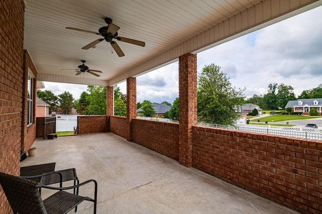 107 Hunters Ct, Tullahoma, TN 37388 - view of patio featuring ceiling fan