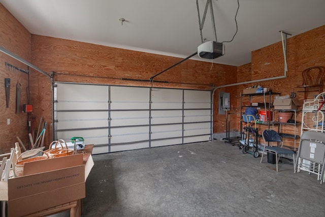 107 Hunters Ct, Tullahoma, TN 37388 - garage with a garage door opener and electric panel