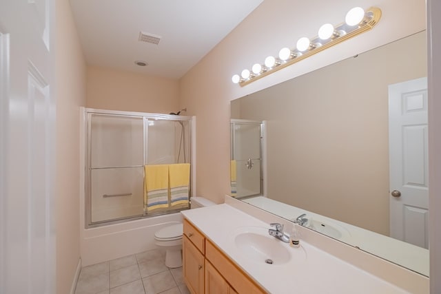 107 Hunters Ct, Tullahoma, TN 37388 - full bath with vanity, tile patterned flooring, and combined bath / shower with glass door