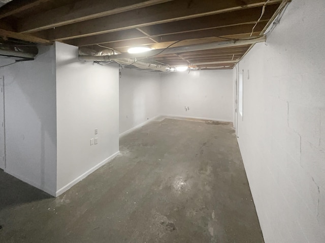 108 Nancy Ave, Pleasant View, TN 37146 - unfinished below grade area featuring baseboards