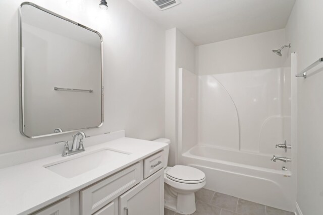 7321 Katherine Ct, Fairview, TN 37062 - full bath with vanity, toilet, tile patterned flooring, and bathing tub / shower combination
