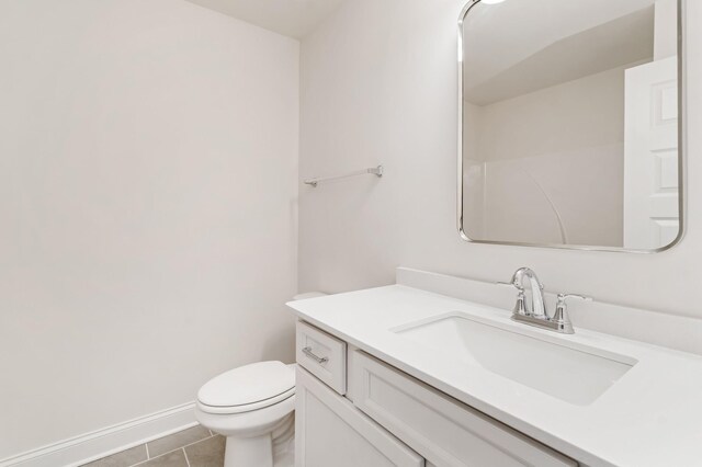 7317 Katherine Ct, Fairview, TN 37062 - bathroom with tile patterned flooring, vanity, toilet, and baseboards