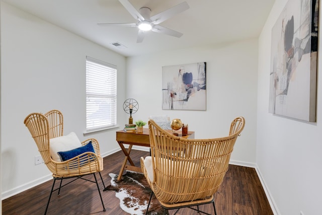 6233 Del Sol Dr, Whites Creek, TN 37189 - sitting room with baseboards and wood finished floors
