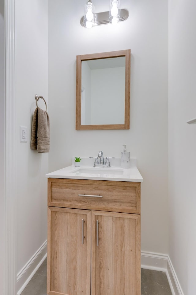 6233 Del Sol Dr, Whites Creek, TN 37189 - bathroom with vanity, baseboards, and tile patterned flooring
