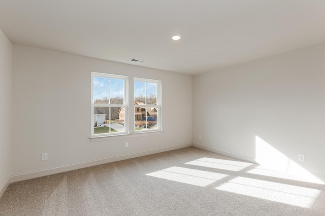 7406 Black Fox Dr, Fairview, TN 37062 - carpeted spare room featuring baseboards and recessed lighting