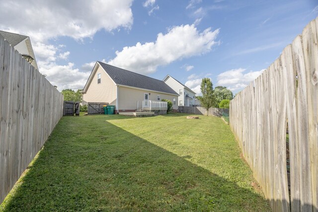 1905 Bugle Ct, Spring Hill, TN 37174 - fenced backyard with a deck