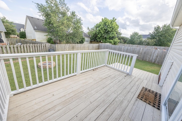 1905 Bugle Ct, Spring Hill, TN 37174 - wooden terrace featuring a fenced backyard