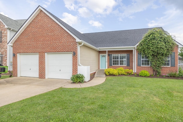 1905 Bugle Ct, Spring Hill, TN 37174 - view of front of property with an attached garage, concrete driveway, brick siding, and a shingled roof