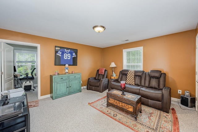 1245 Ben Hill Blvd, Nolensville, TN 37135 - carpeted living room featuring plenty of natural light and baseboards