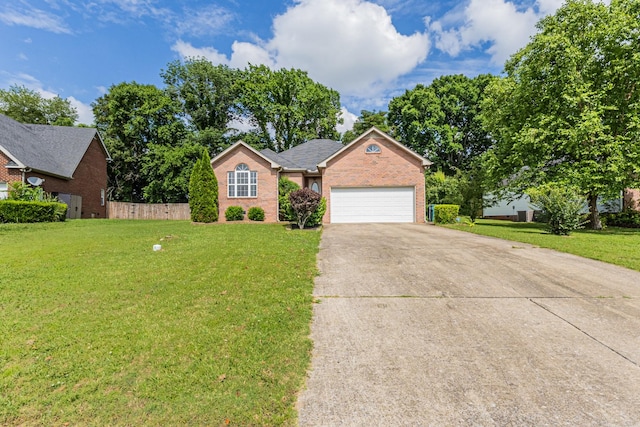 929 Chaparral Dr, Lebanon, TN 37087 - view of front of house with brick siding, an attached garage, and driveway