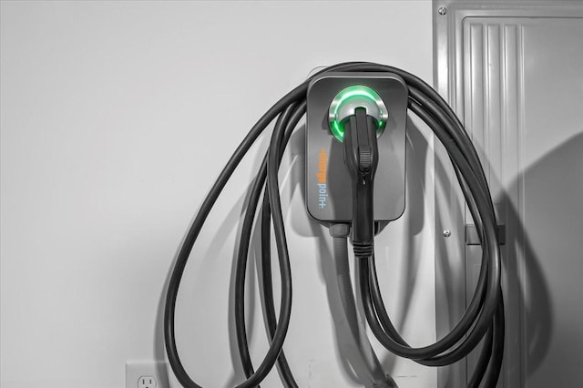 2183 Nectar Ln, Columbia, TN 38401 - garage view of electric vehicle charger