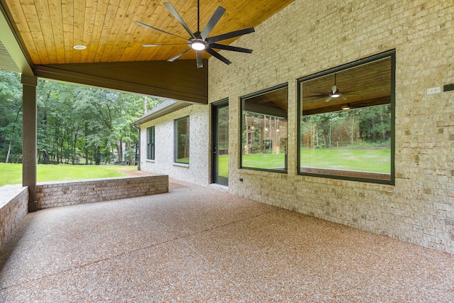 333 Burris Rd, Mount Juliet, TN 37122 - view of patio / terrace with a ceiling fan
