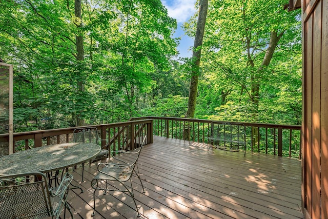 1321 Robert E Lee Ln, Brentwood, TN 37027 - wooden terrace featuring outdoor dining area