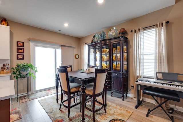 1605 Medinah Ln, Lebanon, TN 37087 - dining room with plenty of natural light, light wood finished floors, and recessed lighting