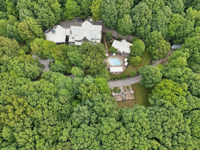 1105 Mount Pleasant Rd, Kingston Springs, TN 37082 - aerial view of property and surrounding area featuring a forest