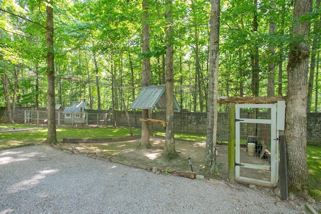 1105 Mount Pleasant Rd, Kingston Springs, TN 37082 - view of yard featuring exterior structure and an outdoor structure