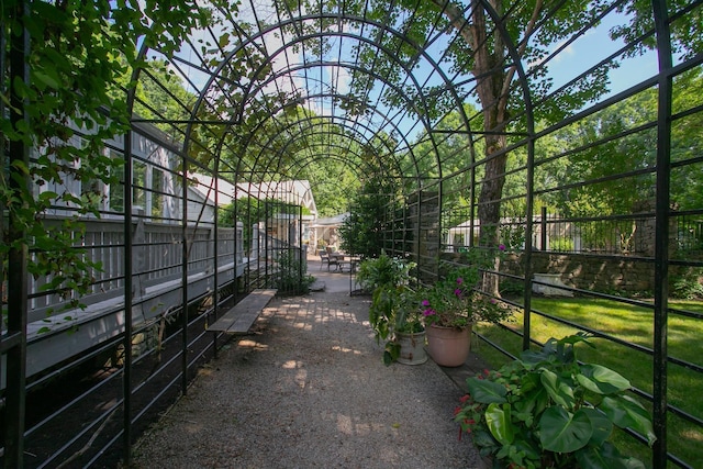 1105 Mount Pleasant Rd, Kingston Springs, TN 37082 - fenced backyard with a patio area