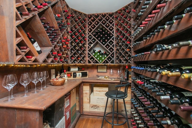 1105 Mount Pleasant Rd, Kingston Springs, TN 37082 - wine room featuring wood finished floors