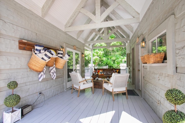 1105 Mount Pleasant Rd, Kingston Springs, TN 37082 - view of wooden terrace