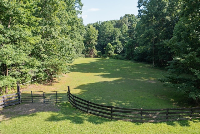 1105 Mount Pleasant Rd, Kingston Springs, TN 37082 - view of yard with a forest view and a gate