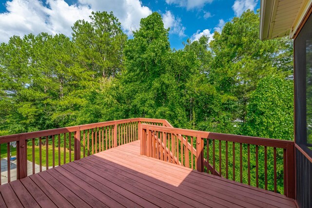4370 Wellesley Dr, Ooltewah, TN 37363 - view of wooden deck