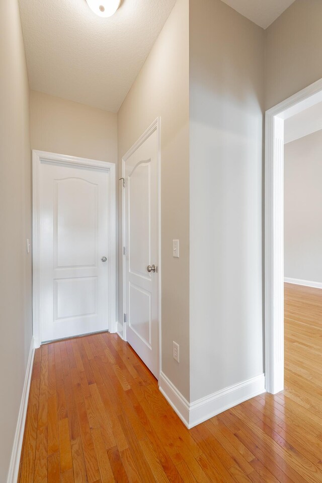 4370 Wellesley Dr, Ooltewah, TN 37363 - hallway featuring light wood-style floors and baseboards