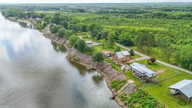 230 Silver Water Ln, Counce, TN 38326 - bird's eye view of a nearby body of water and a forest