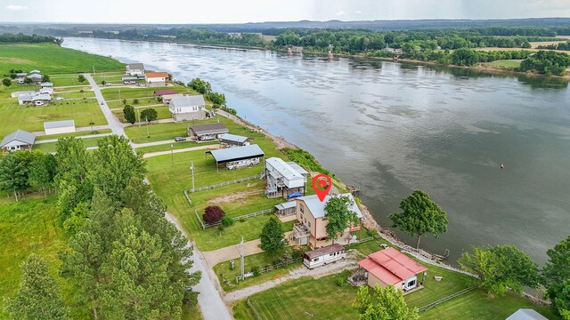 230 Silver Water Ln, Counce, TN 38326 - bird's eye view of a nearby body of water