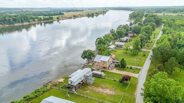 230 Silver Water Ln, Counce, TN 38326 - bird's eye view of a large body of water