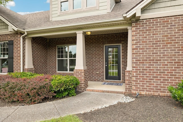 2040 Belshire Way, Spring Hill, TN 37174 - entrance to property featuring brick siding and roof with shingles