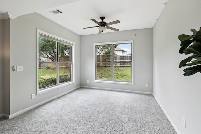 2040 Belshire Way, Spring Hill, TN 37174 - carpeted empty room with baseboards and a ceiling fan
