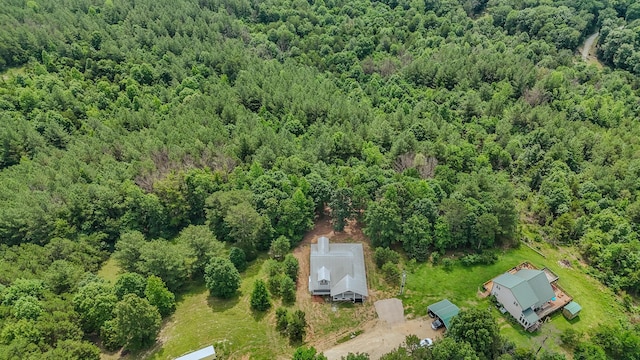 619 Bridgeview Cv, Bath Springs, TN 38311 - view from above of property featuring a heavily wooded area