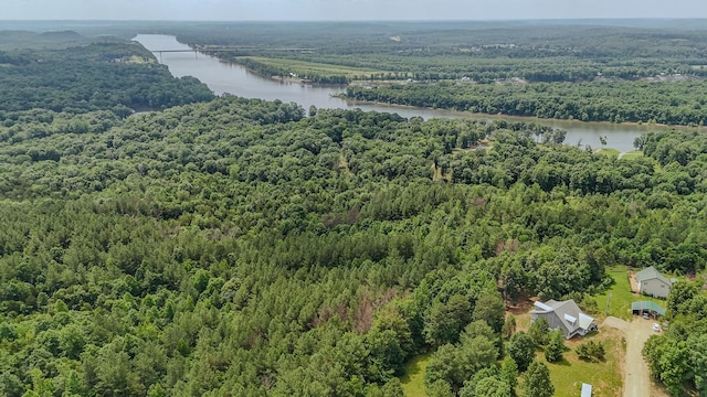 619 Bridgeview Cv, Bath Springs, TN 38311 - drone / aerial view of a nearby body of water and a forest