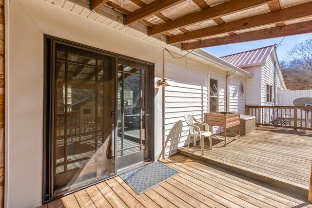 5312 Wiley Hollow Rd, Culleoka, TN 38451 - view of deck
