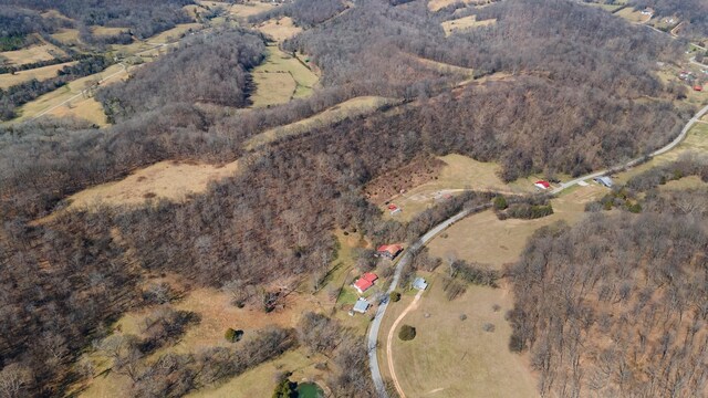 5312 Wiley Hollow Rd, Culleoka, TN 38451 - aerial overview of property's location with rural landscape