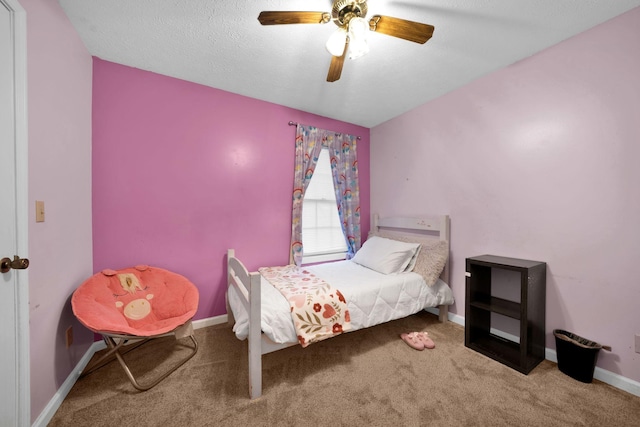 2879 Chinquapin Ln, Clarksville, TN 37043 - bedroom featuring carpet, baseboards, and ceiling fan
