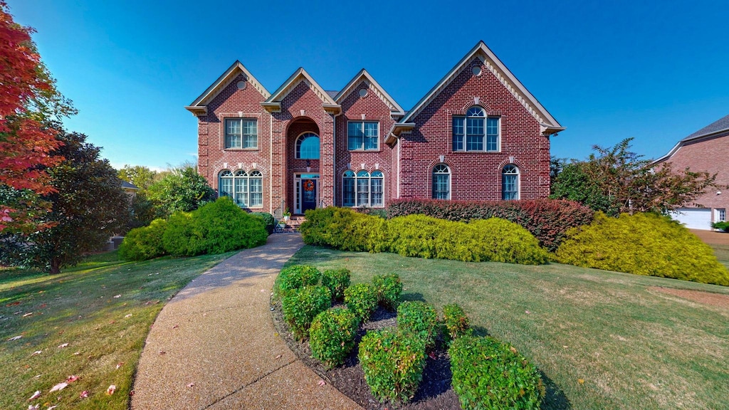 1236 Monarch Way, Brentwood, TN 37027 - view of front of property featuring a front yard and brick siding