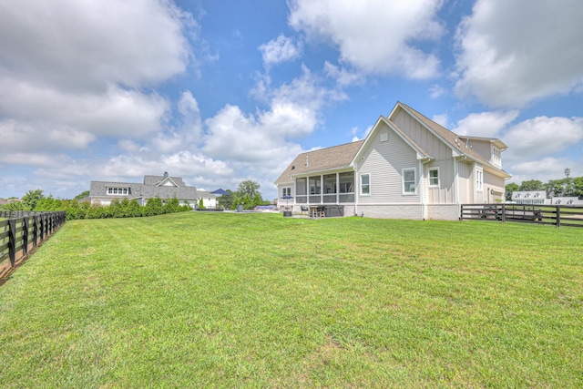 2117 Southern Preserve Ln, Franklin, TN 37064 - view of yard with a sunroom